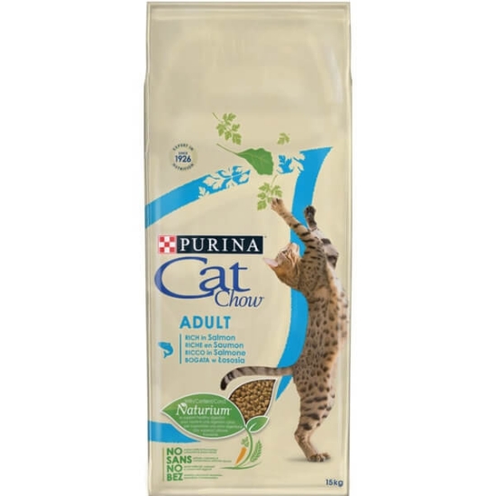 Imagem de Ração para Gato Adulto Rica em Salmão PURINA CAT CHOW emb.15kg