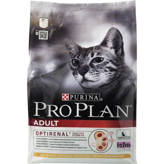 Imagem de Ração para Gato Adulto com OptiRenal Rica em Frango PURINA PRO PLAN emb.3kg