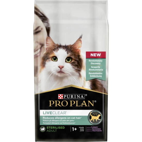 Imagem de Ração para Gato Live Clear Adulto Esterilizado 1+ Ano de Peru PURINA PRO PLAN emb.1,4kg