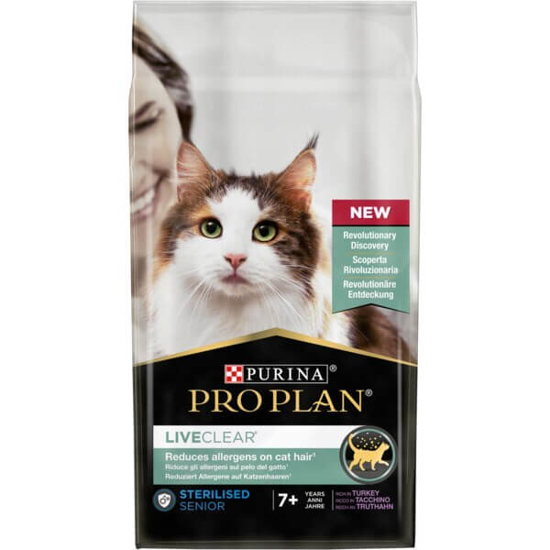 Imagem de Ração para Gato Live Clear Senior Esterilizado 7+ Anos de Peru PURINA PRO PLAN emb.1,4kg