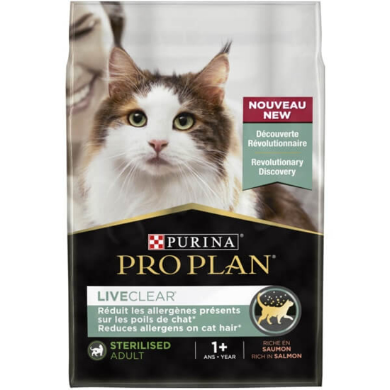 Imagem de Ração para Gato Live Clear Adulto Esterilizado 1+ Ano de Salmão PURINA PRO PLAN emb.2,8kg