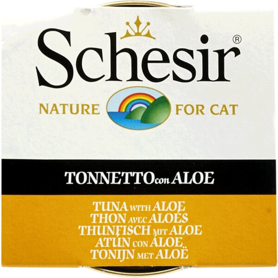 Imagem de Comida Húmida para Gato com Atum e Aloe SCHESIR lata 85g