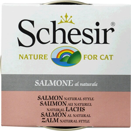 Imagem de Comida Húmida para Gato com Salmão ao Natural SCHESIR lata 85g