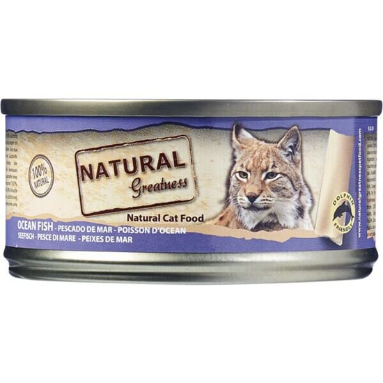 Imagem de Comida Húmida para Gato com Peixes de Mar sem Glúten NATURAL GREATNESS emb.70g