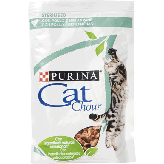 Imagem de Comida Húmida para Gato Esterilizado de Frango PURINA CAT CHOW emb.85g