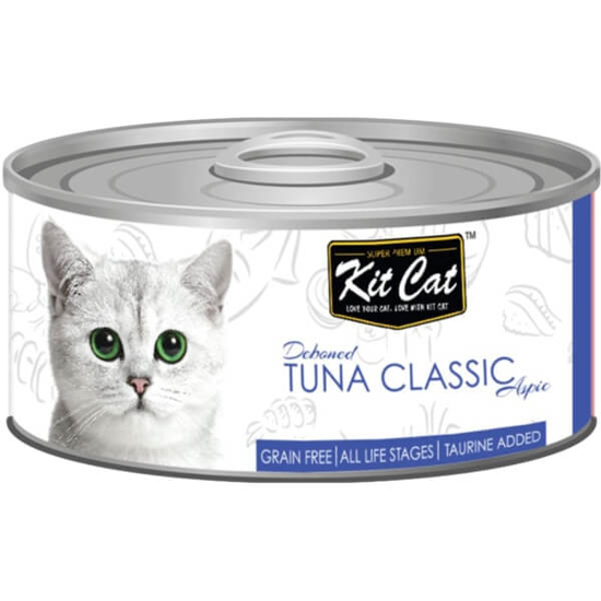 Imagem de Comida Húmida para Gato de Atum KIT CAT lata 80g