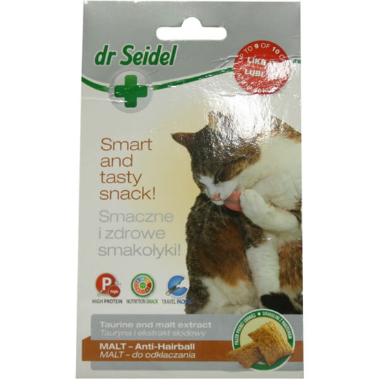 Imagem de Snack para Gato Anti-Bolas de Pêlo DR SEIDEL emb.50g