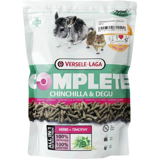 Imagem de Alimento para Chinchilla e Degu VERSELE-LAGA COMPLETE emb.500g