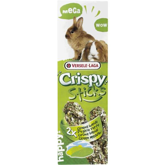 Imagem de Barras de Pasto Verde para Coelho e Porquinho-da-Índia VERSELE-LAGA CRISPY emb.2 unidades