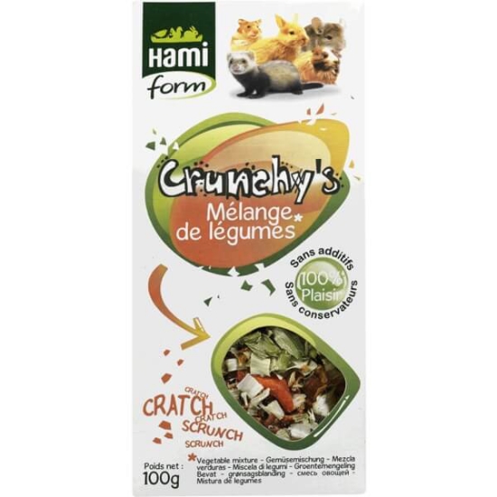 Imagem de Mix de Legumes para Roedores HAMI FORM CRUNCHY'S emb.100g