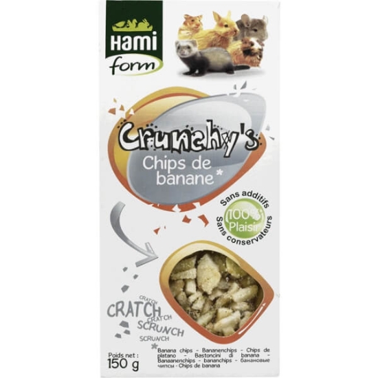 Imagem de Chips de Banana para Roedores HAMI FORM CRUNCHY'S emb.150g