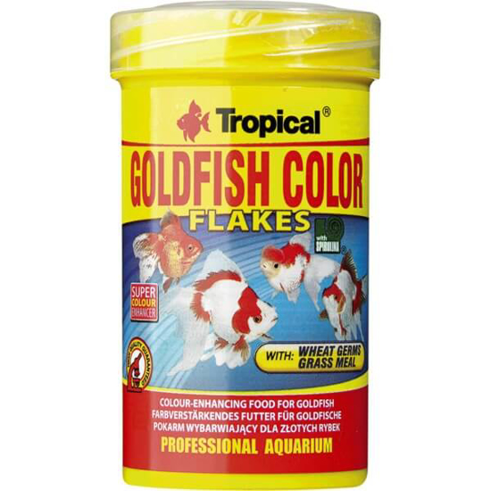 Imagem de Flocos para Peixes Goldfish Color TROPICAL emb.100ml