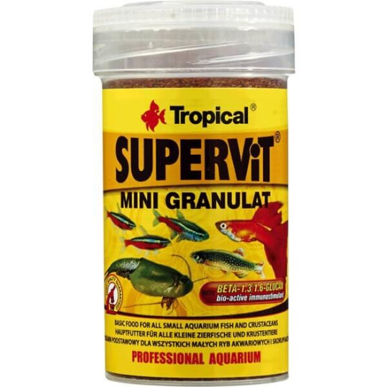 Imagem de Supervit Mini Granulat para Peixes TROPICAL emb.100ml