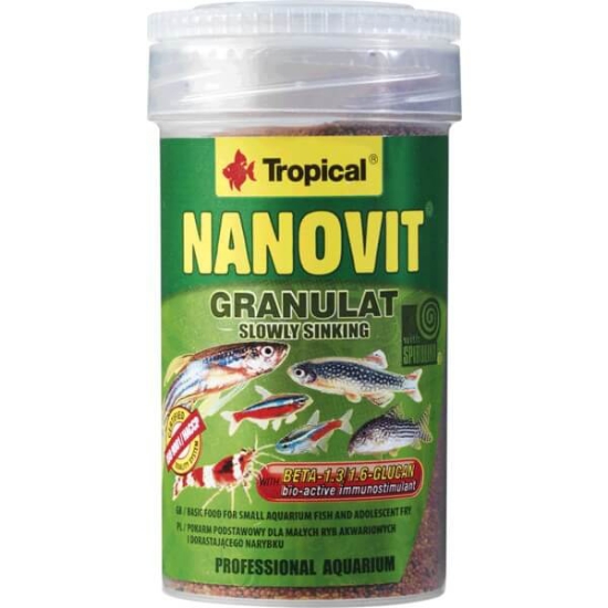 Imagem de Nanovit Granulat Alimento para Peixes TROPICAL emb.100ml