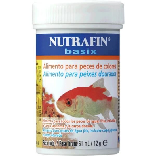 Imagem de Alimento para Peixes de Água Fria, Inclusive Carpa Japonesa e Carpa Dourada NUTRAFIN BASIX emb.12g