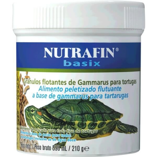 Imagem de Alimento a Base de Peixe para Todas as Tartarugas NUTRAFIN BASIX emb.590ml