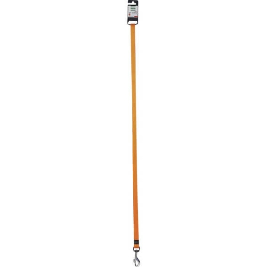 Imagem de Trela para Cão Nylon 20 mm 100 cm Laranja TUCHI emb.1 unidade