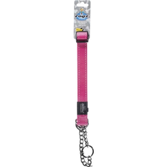 Imagem de Coleira para Cão Semi-Estranguladora Rosa Tamanho XL ROGZ emb.1 unidade