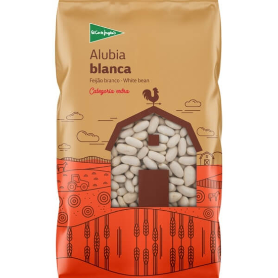 Imagem de Feijão Branco EL CORTE INGLÉS emb.1kg