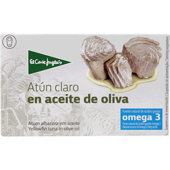 Imagem de Atum Albacora em Azeite EL CORTE INGLÉS lata 82g