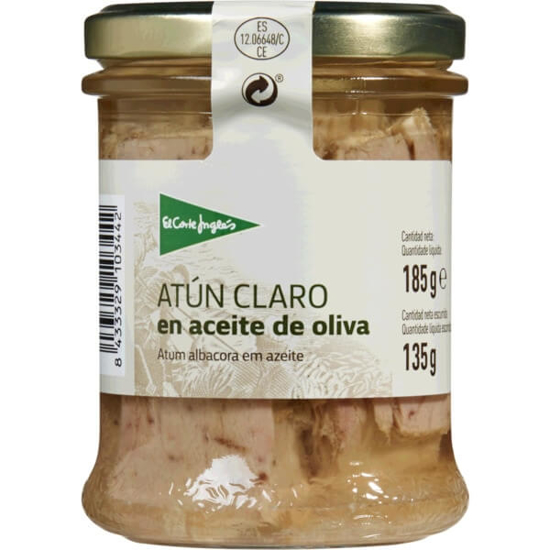 Imagem de Atum em Azeite EL CORTE INGLÉS frasco 135g