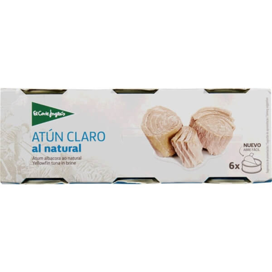 Imagem de Atum ao Natural EL CORTE INGLÉS Pack 6 emb.360g