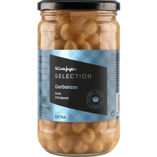 Imagem de Grão Cozido EL CORTE INGLÉS SELECTION frasco 400g