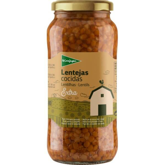 Imagem de Lentilhas Cozidas EL CORTE INGLÉS emb.400g