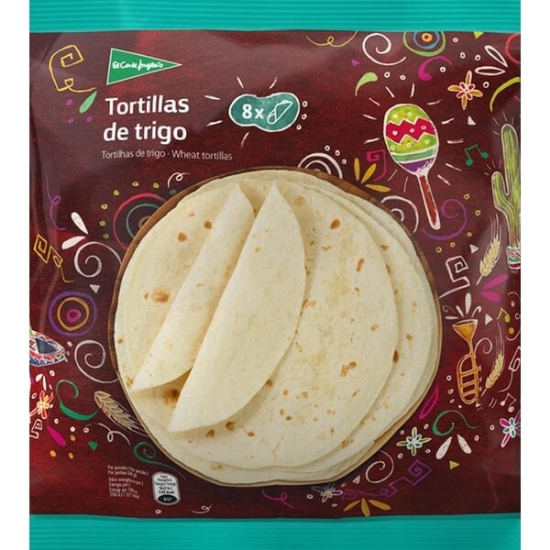 Imagem de Tortilhas Mexicanas de Trigo EL CORTE INGLÉS Pack 8 emb.320g