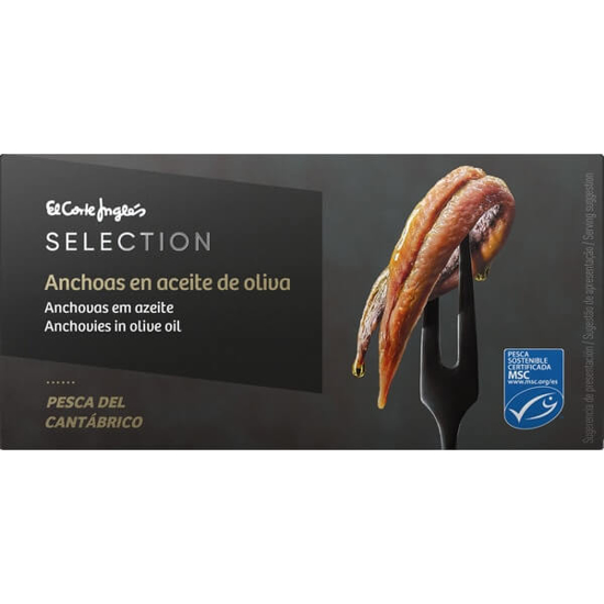 Imagem de Filetes de Anchova em Azeite EL CORTE INGLÉS SELECTION lata 29g