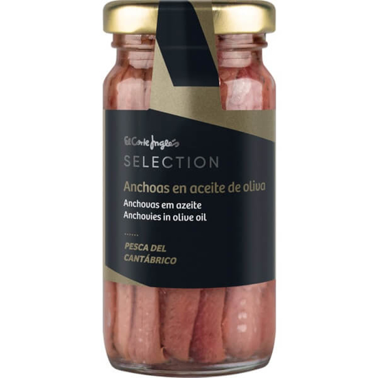 Imagem de Filetes de Anchova em Azeite EL CORTE INGLÉS SELECTION frasco 55g