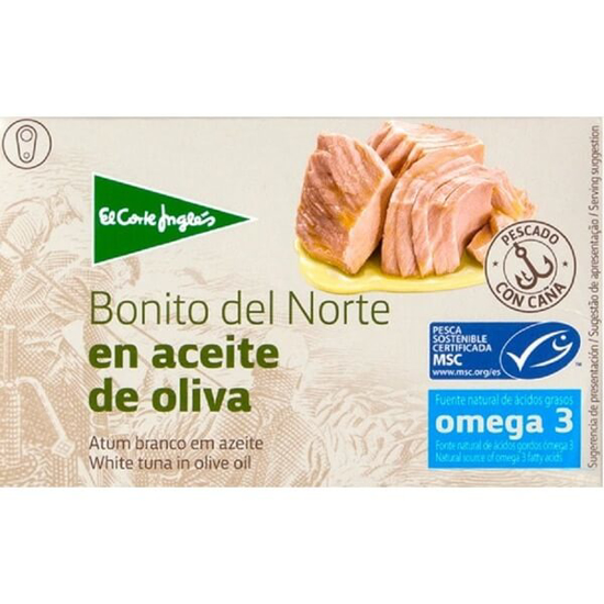 Imagem de Atum Branco em Azeite EL CORTE INGLÉS lata 73g