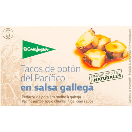 Imagem de Pedaços de Potas em Molho à Galega EL CORTE INGLÉS lata 67g