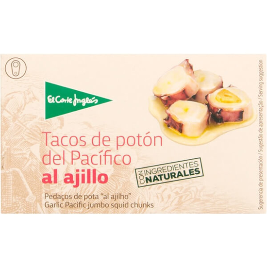 Imagem de Pedaços de Potas Al Ajilho EL CORTE INGLÉS lata 67g