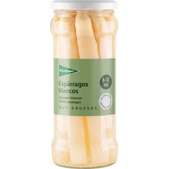 Imagem de Espargos Brancos 6/12 Unidades EL CORTE INGLÉS frasco 325g