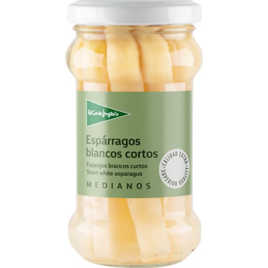 Imagem de Espargos Brancos Curtos Médios EL CORTE INGLÉS frasco 110g