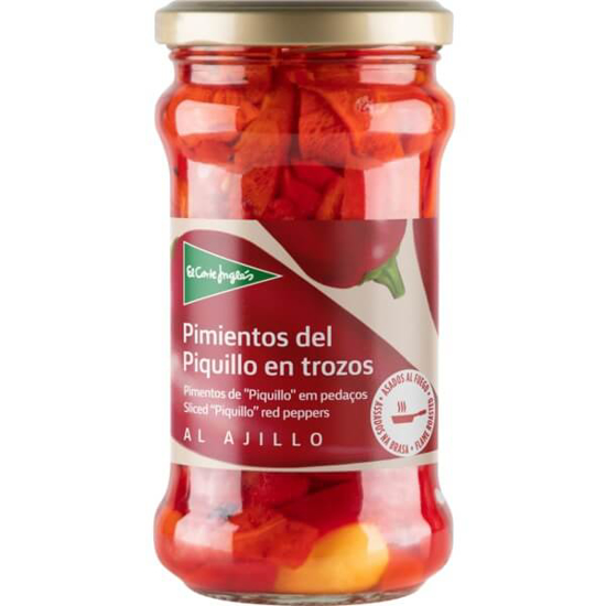 Imagem de Pimentos de Piquillo em Pedaços EL CORTE INGLÉS frasco 280g