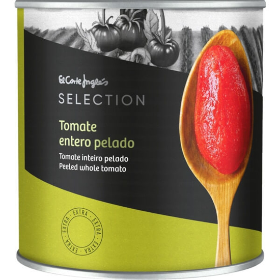 Imagem de Tomate Inteiro Pelado EL CORTE INGLÉS SELECTION lata 480g