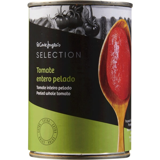 Imagem de Tomate Inteiro Pelado EL CORTE INGLÉS SELECTION lata 240g