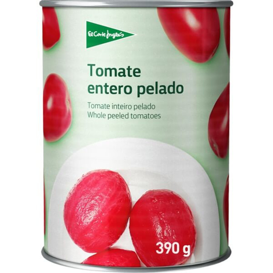 Imagem de Tomate Inteiro Pelado EL CORTE INGLÉS lata 240g