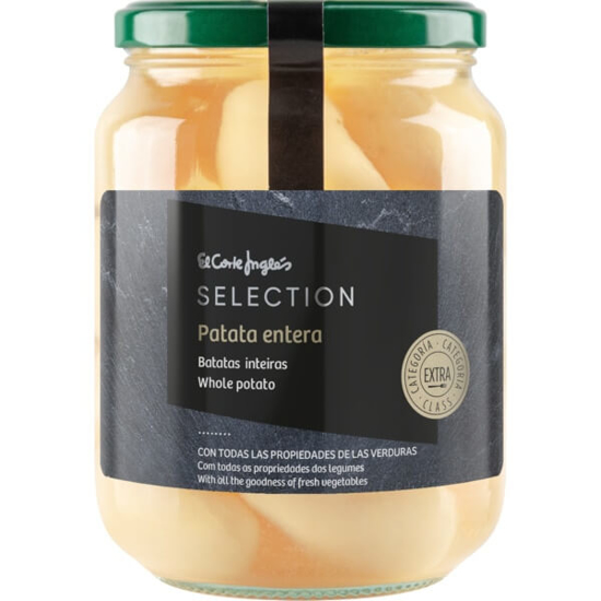Imagem de Batatas Inteiras Extra EL CORTE INGLÉS SELECTION frasco 450g