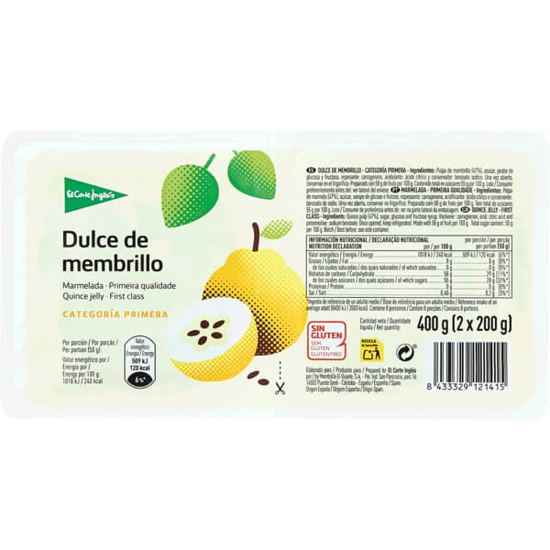 Imagem de Marmelada EL CORTE INGLÉS emb.400g