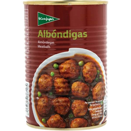 Imagem de Almôndegas EL CORTE INGLÉS lata 415g