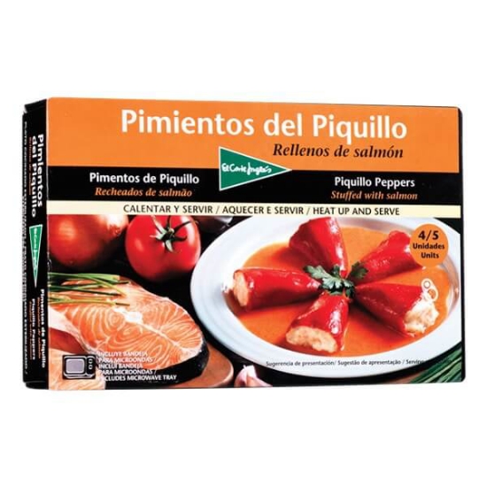 Imagem de Pimentos de Piquillo Recheados de Salmão EL CORTE INGLÉS emb.230g