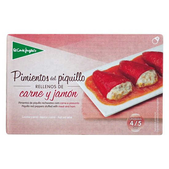 Imagem de Pimentos de Piquillo Recheados com Carne e Presunto EL CORTE INGLÉS emb.230g