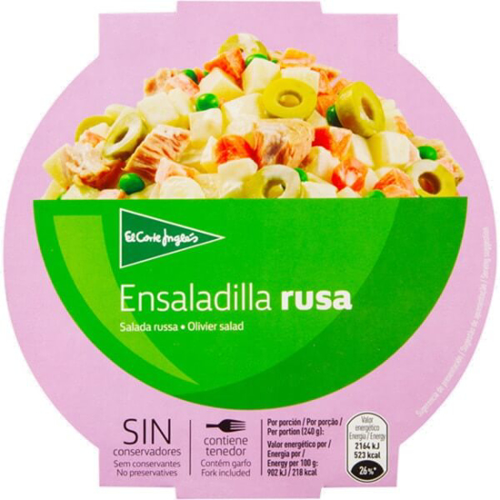 Imagem de Salada Russa EL CORTE INGLÉS emb.240g