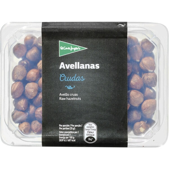 Imagem de Avelãs Cruas EL CORTE INGLÉS emb.250g