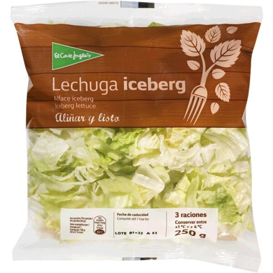 Imagem de Salada Iceberg EL CORTE INGLÉS emb.250g