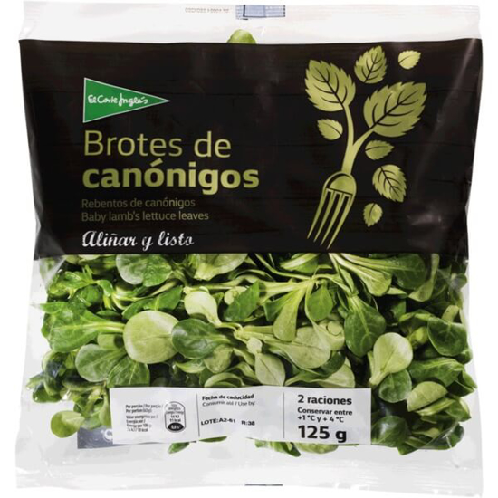 Imagem de Salada de Canónigos EL CORTE INGLÉS emb.125g