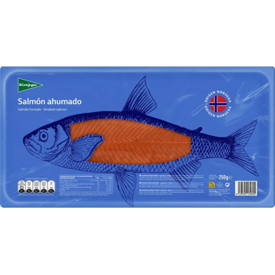 Imagem de Salmão Fumado EL CORTE INGLÉS emb.250g